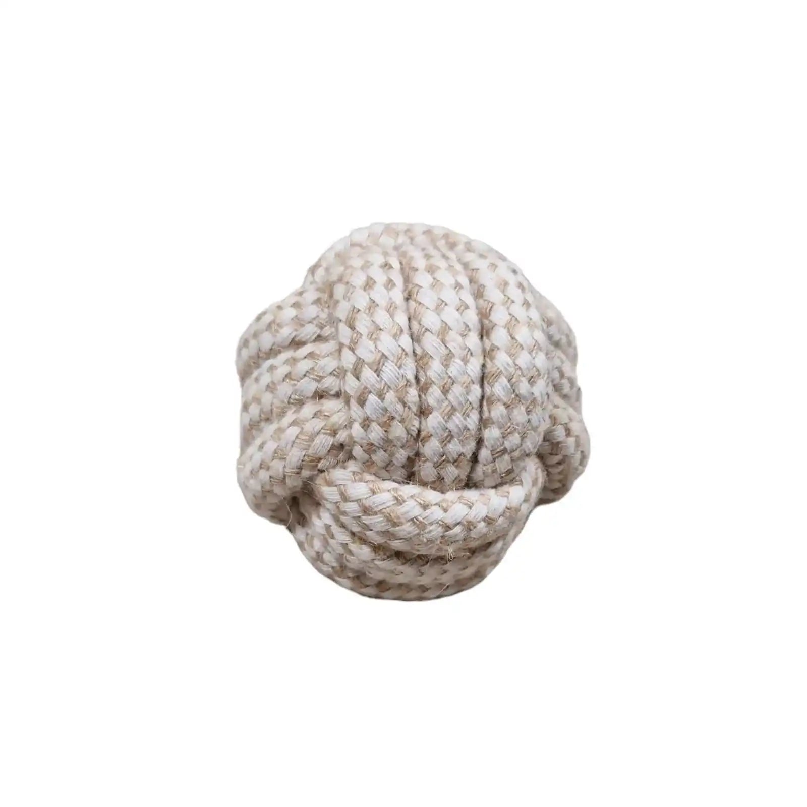 Tauseil Hundekauspielzeug aus Hanffasern und ungebleichter Baumwolle by Benny Burton