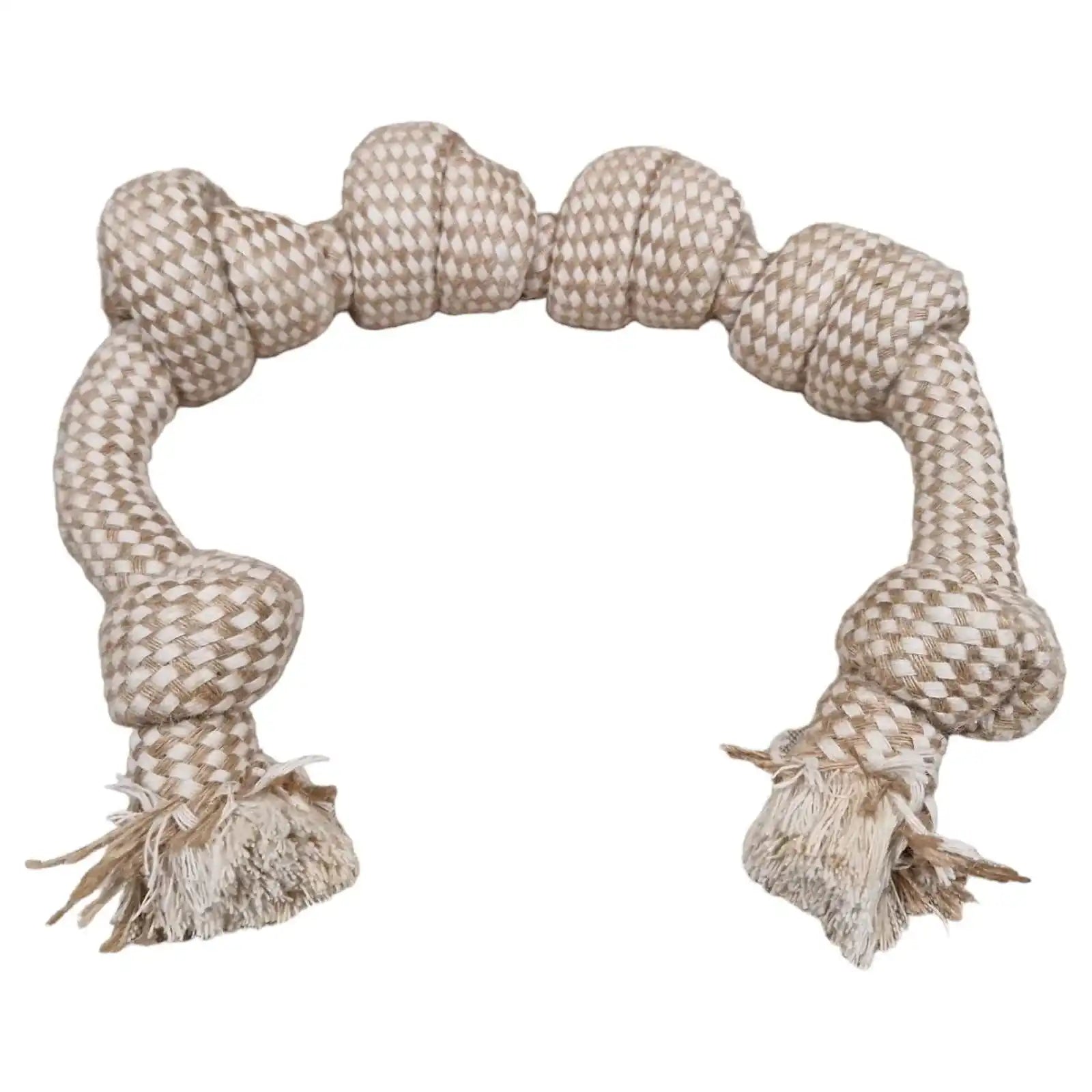 Tauseil Hundekauspielzeug aus Hanffasern und ungebleichter Baumwolle by Benny Burton