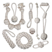 Tauseil Hundekauspielzeug aus Hanffasern und ungebleichter Baumwolle by Benny Burton