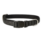 Halsband Schwarz Aus Nylon Längenverstellbar Im Rautendesign by Benny Burton