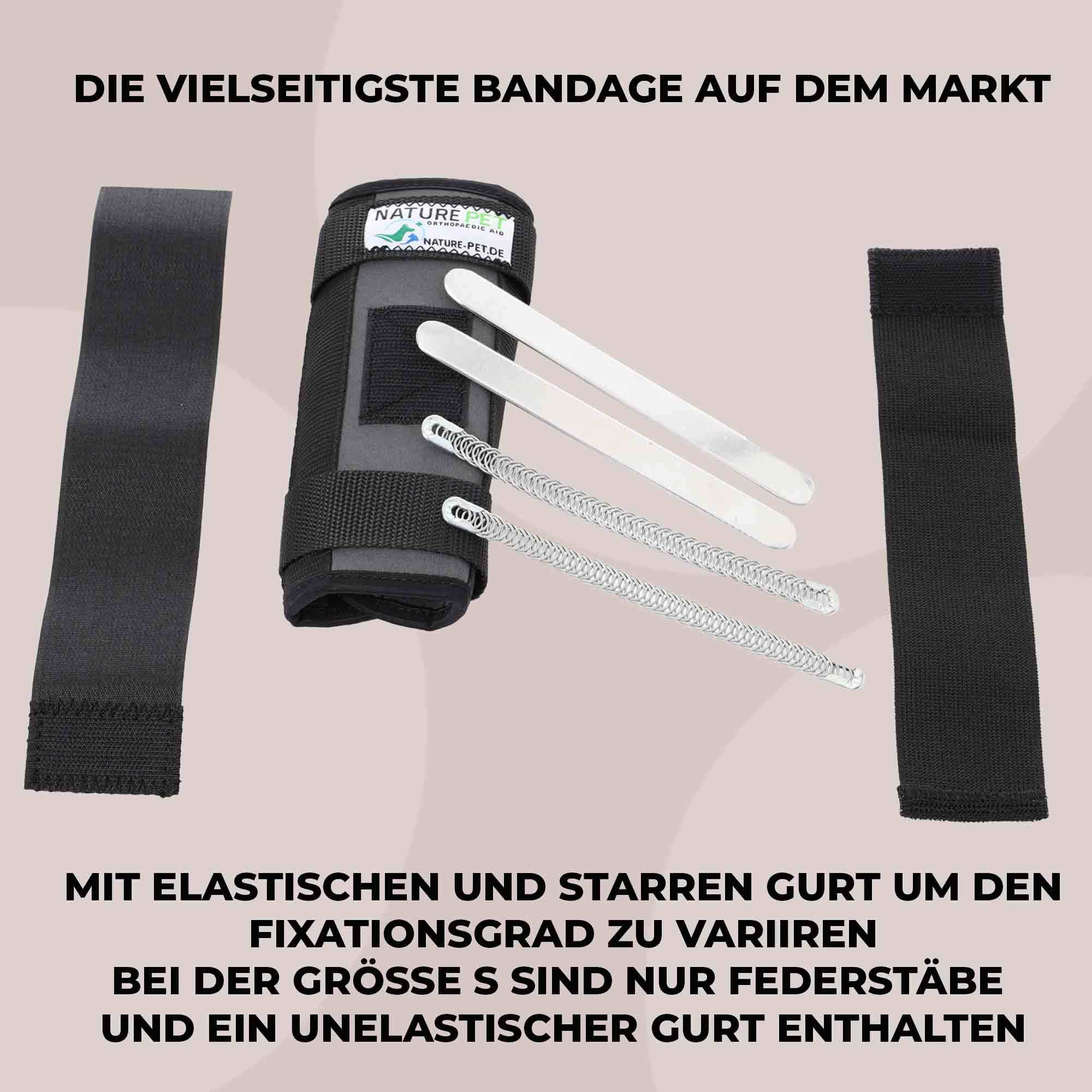 Stabilisierungs Handgelenkbandage für Hunde by Nature Pet
