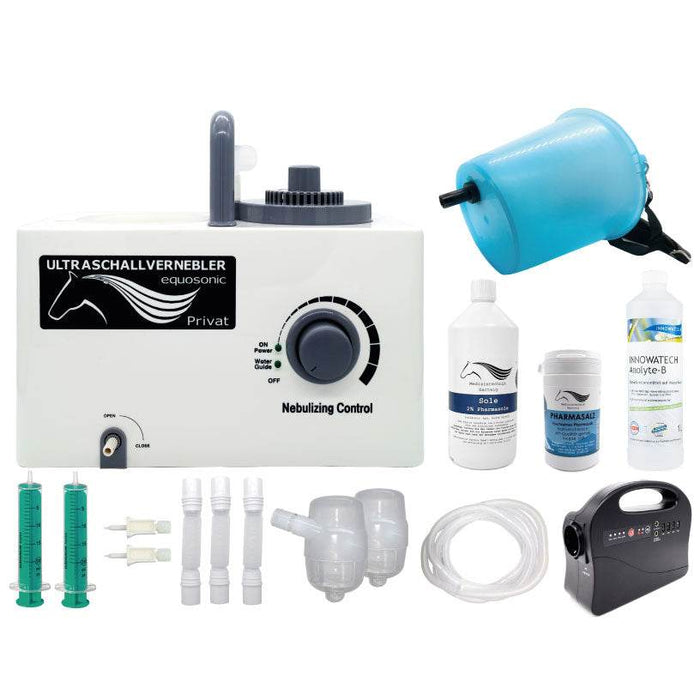 Equosonic Privat Starter Paket mit zusätzlicher Powerbank für den Betrieb ohne Stromanschluss