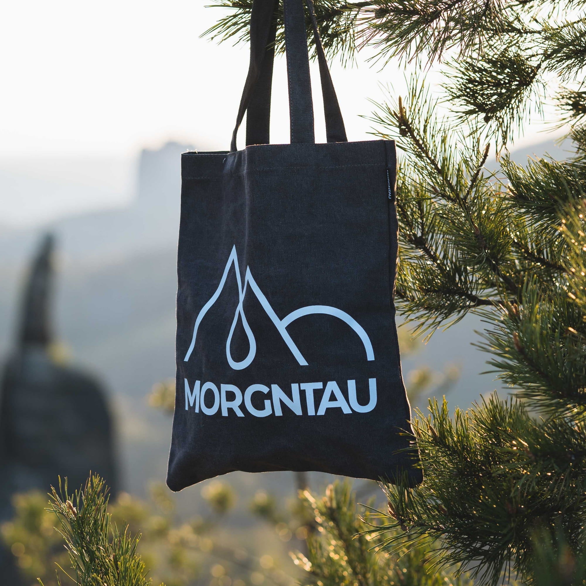 Jutebeutel "Wombat" Grau