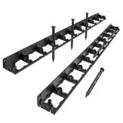 Rasenkante, 1000 mm x 80 mm x 45 mm 2 Stück – stabile Beeteinfassung für gerade Linien