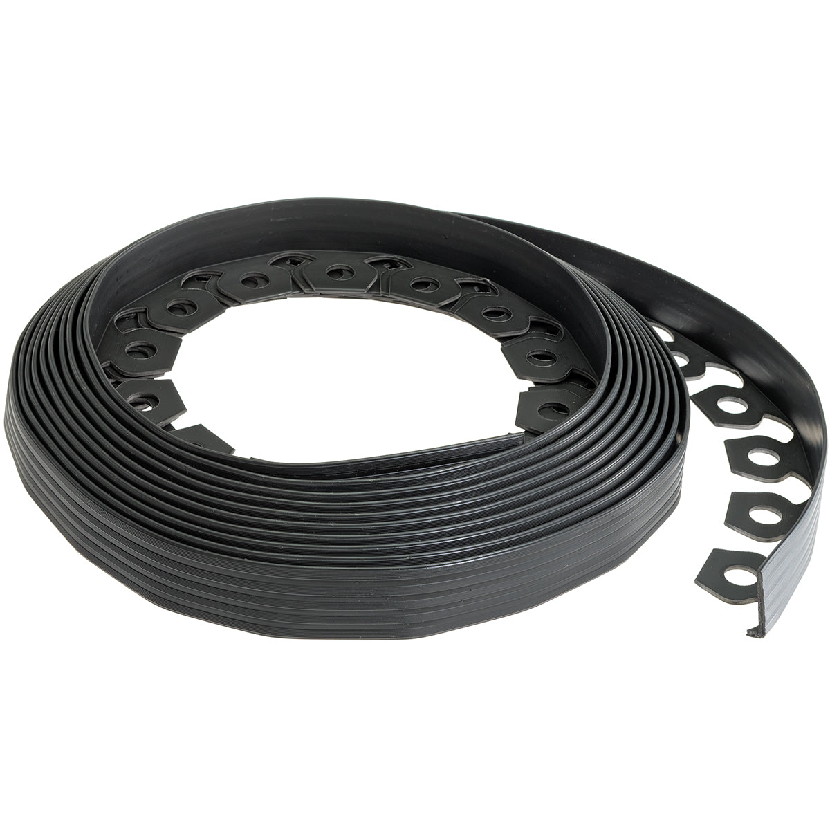 Rasenkante, flexibel 10 m x 40 mm mit 20 Befestigungstiften – Beeteinfassung leicht gemacht