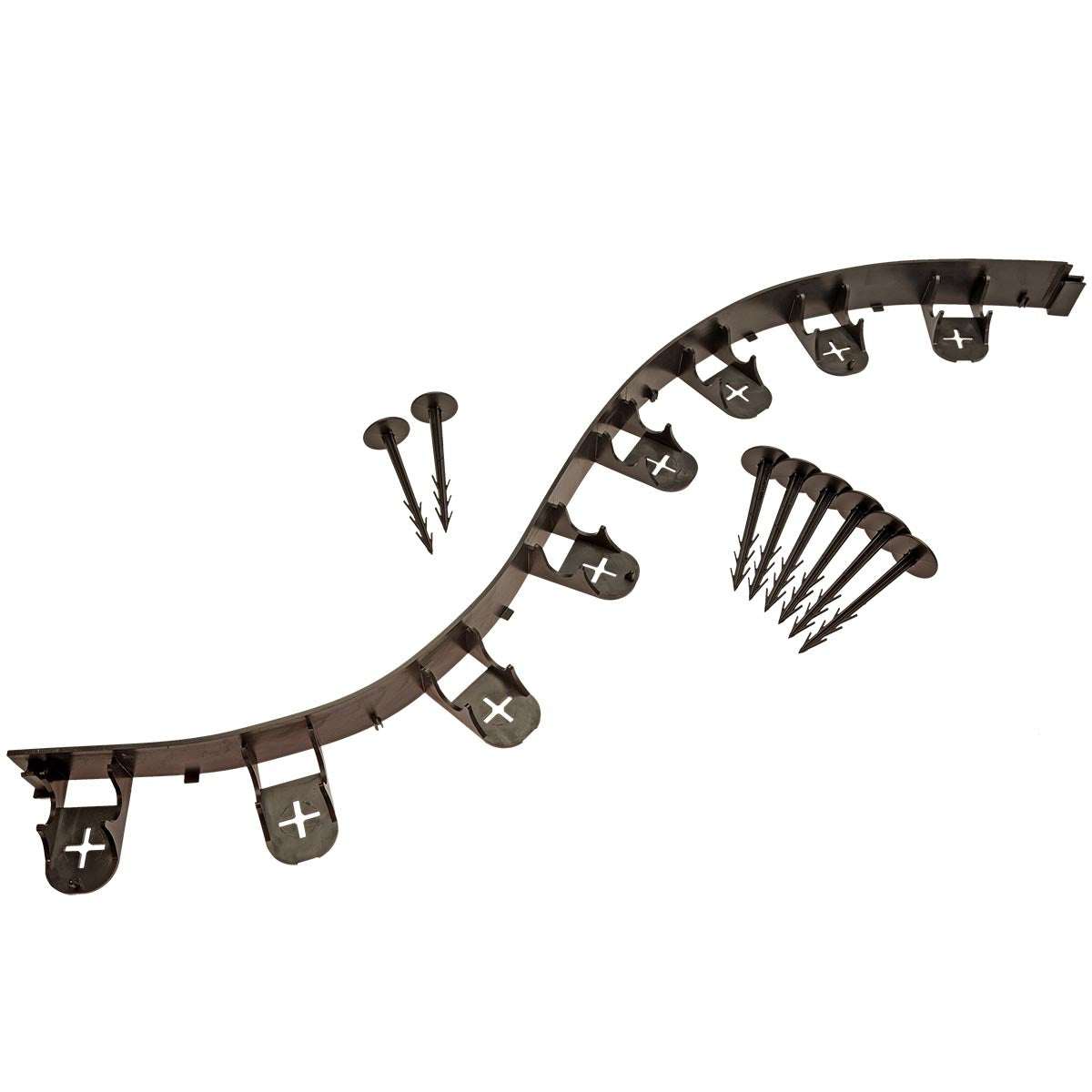 Rasenkante, flexibel rund 1 m x 45 mm – Beeteinfassung für klare Rasenkanten