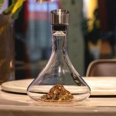 Wasserfall Rotwein Dekanter Aus Kristallglas 1500ml Großes Fassungsvermögen Für Eine Flasche Wein