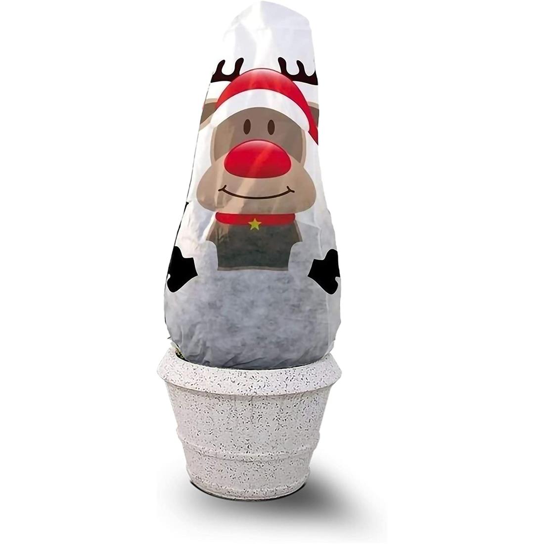 Winterschutz Vlieshaube - 130x160 cm - Weihnachtsmotive