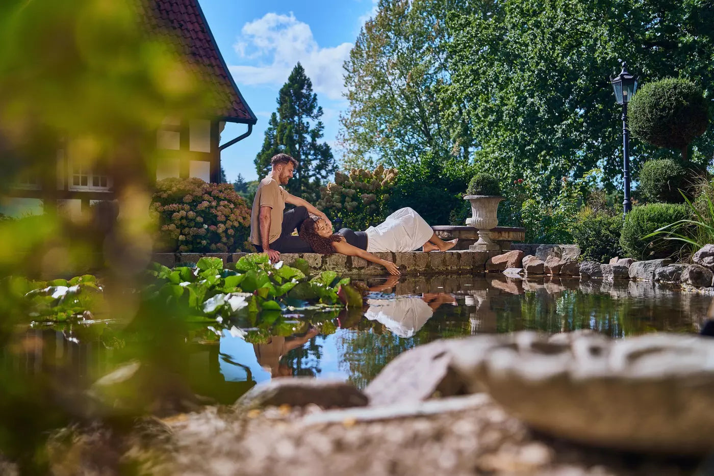 Gartenteich mit Teichtechnik