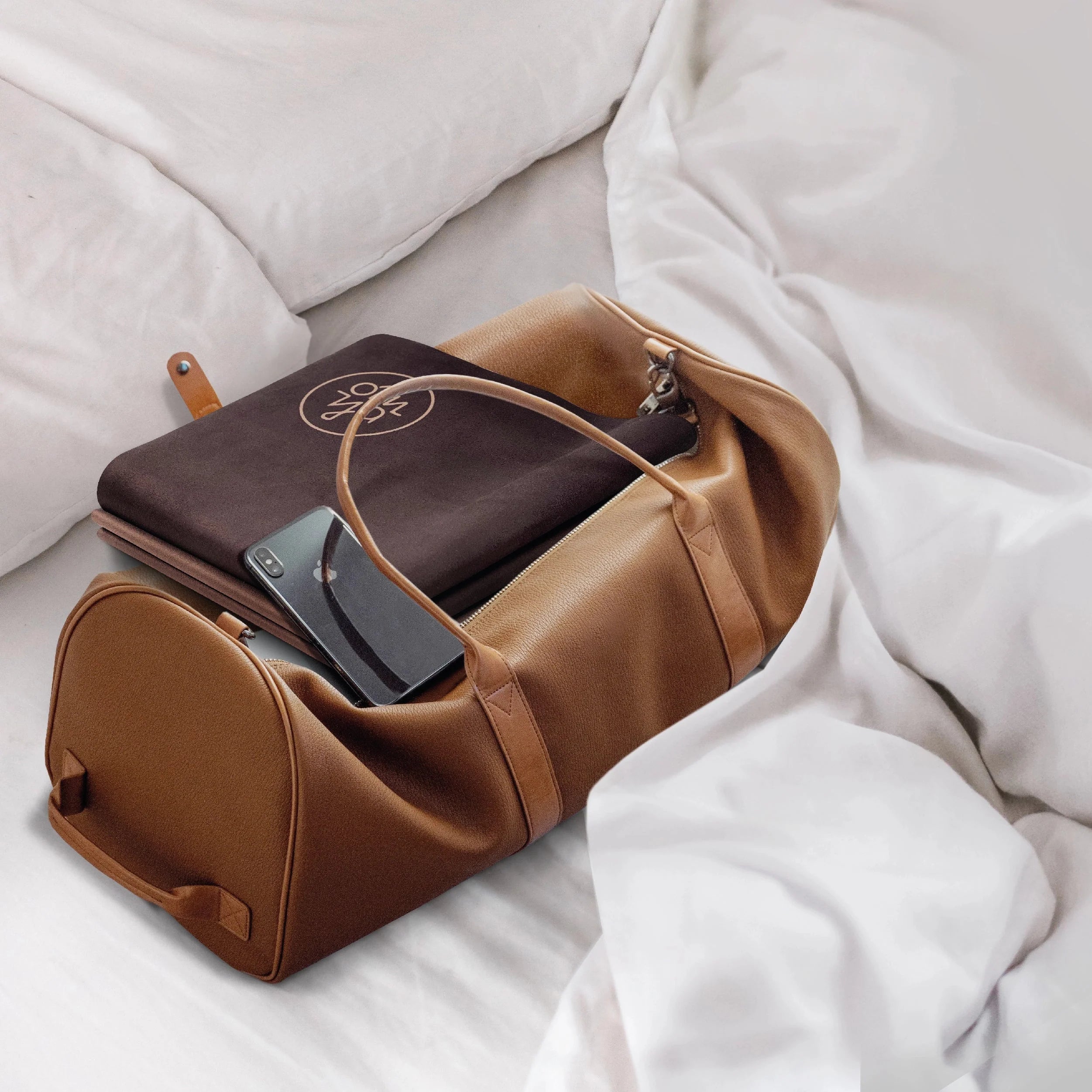 Sensual Flow Travel Yogamatte Terracotta Blush Leicht Und Kompakt Für Unterwegs Reisen Yoga Praxis Fortsetzen