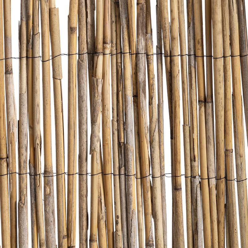 Schilfrohrmatte CANNES - Nylon - Natur - Verschiedene Größen