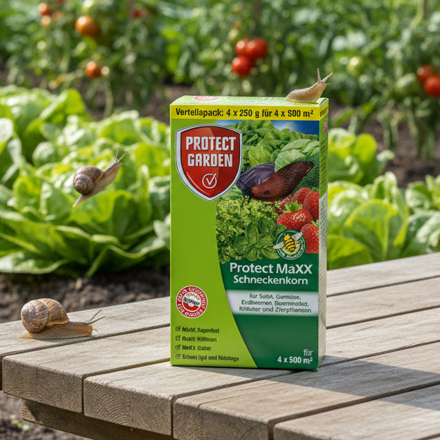 Protect Garden  Schneckenkorn Protect MaXX 4x250g (25 g/kg Metaldehyd)