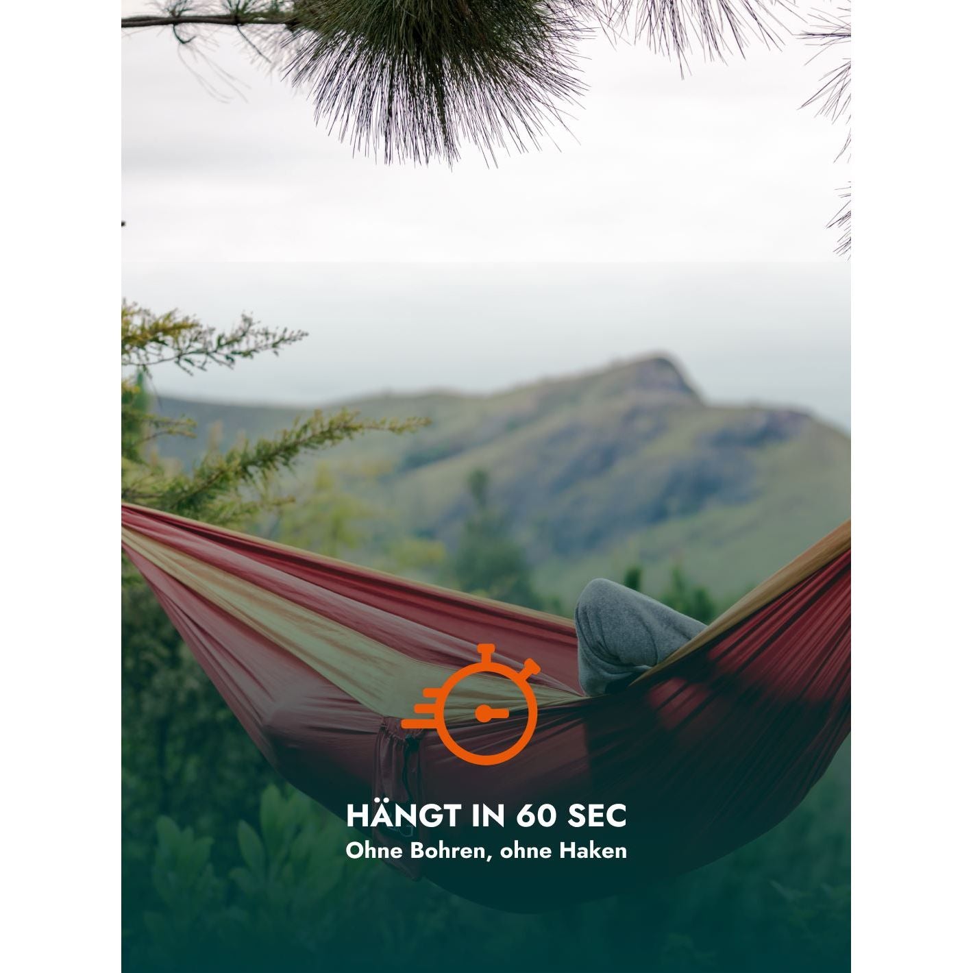 HÄNG Hängematte + Aufhängung