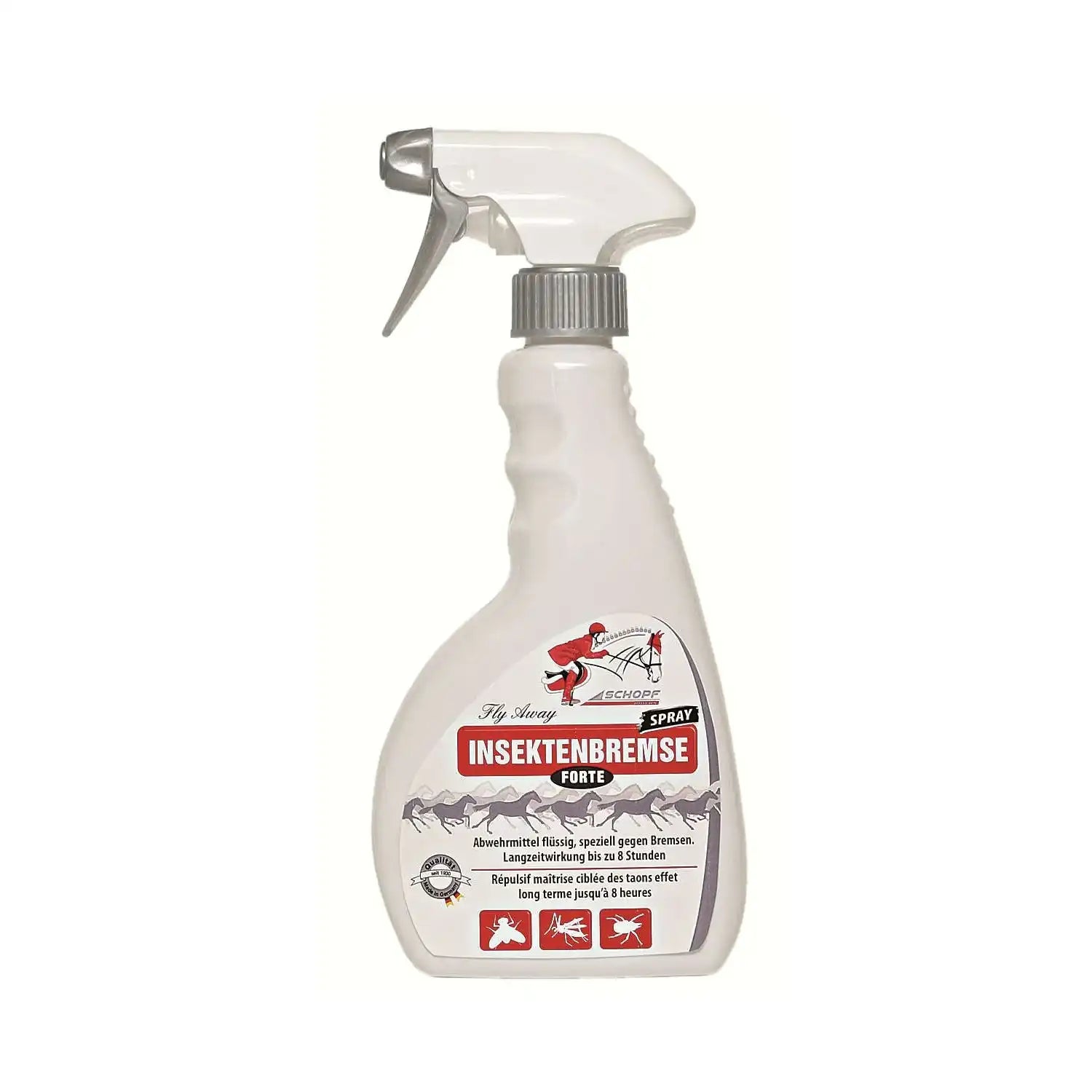 Schopf Insektenbremse Forte Langzeitschutz Bis Zu 8 Stunden Abwehrschutz Für Pferde 500 Ml by Schopf Riders