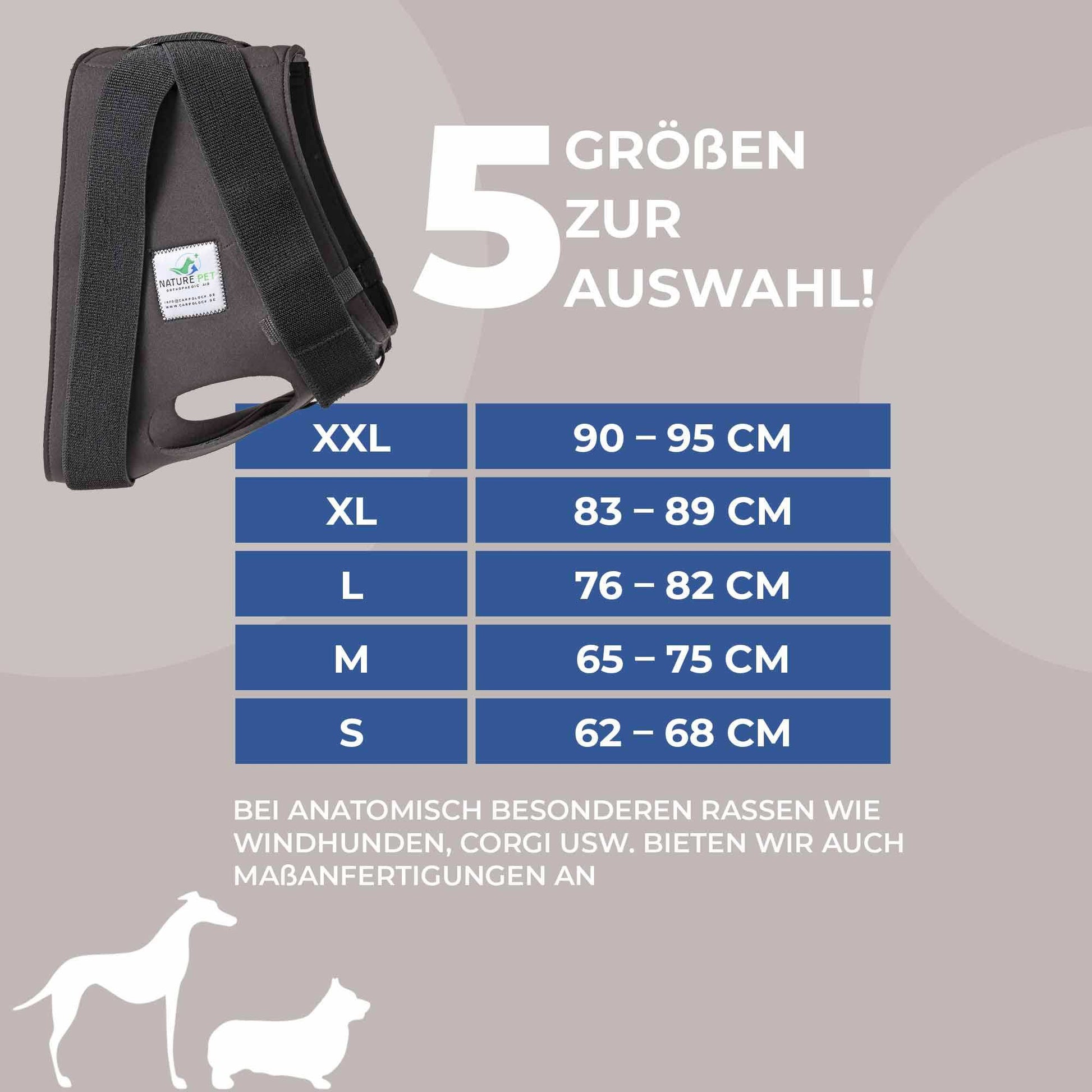 Schulter Abduktion Bandage für Hunde by Nature Pet