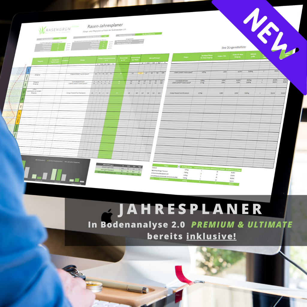 Rasen - Bodenanalyse 2.0 "PREMIUM"