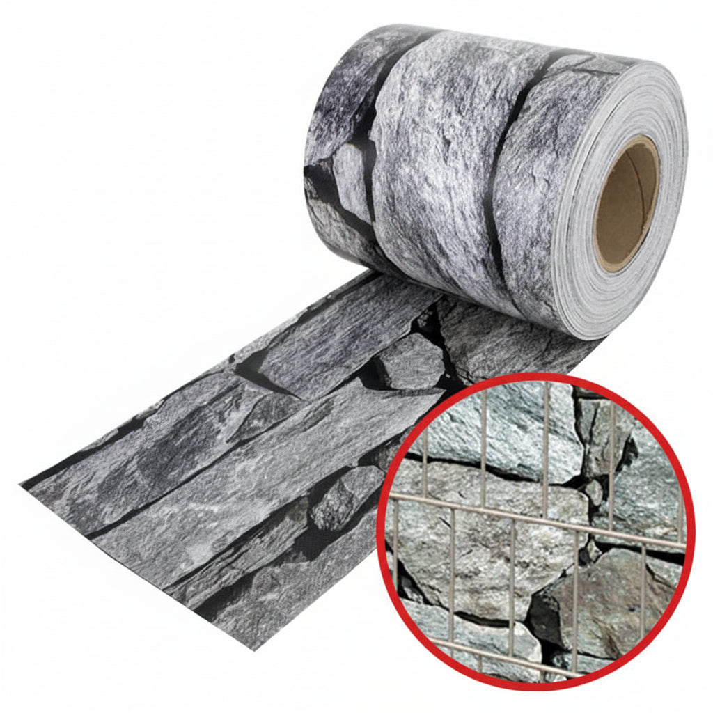 Sichtschutzstreifen PVC Design - 0,19x35 m