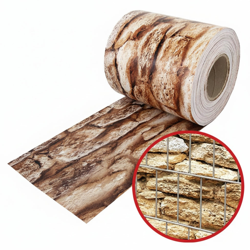 Sichtschutzstreifen PVC Design - 0,19x35 m