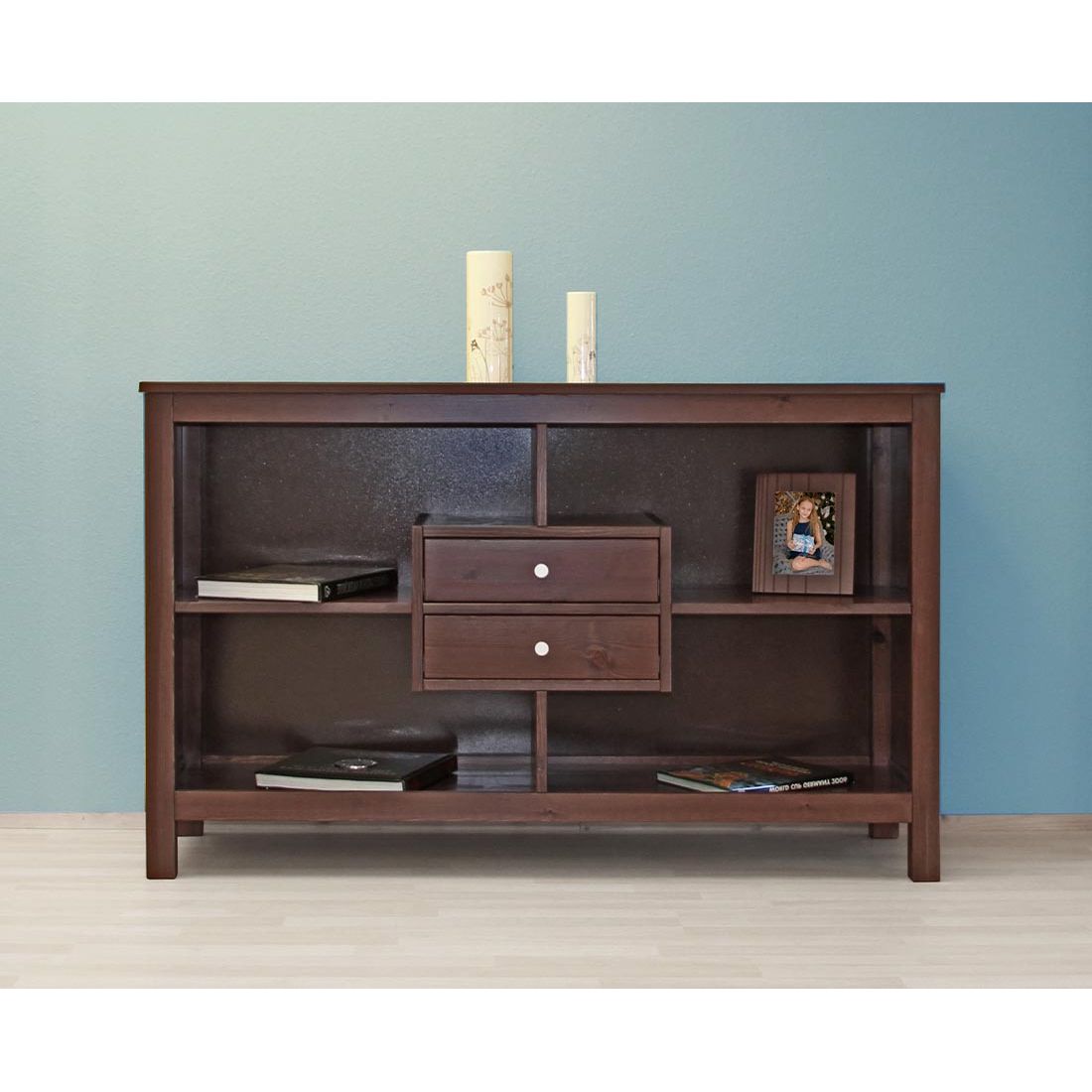 Silage Kommode Premium Line | 2-Schubladen | 100% Bio Kiefer Massivholz