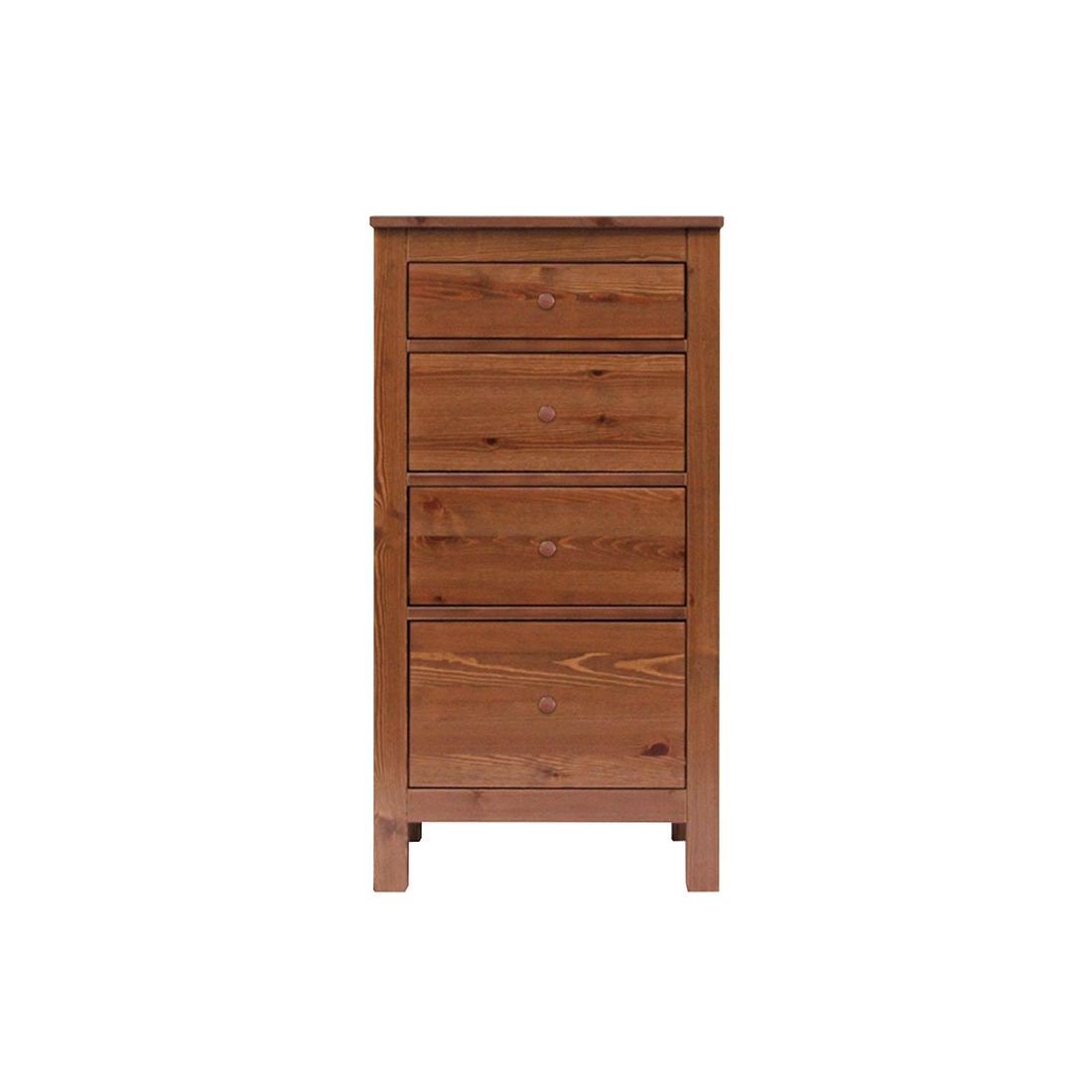 Silage Kommode Premium Line | 4-Schubladen | 100% Bio Kiefer Massivholz