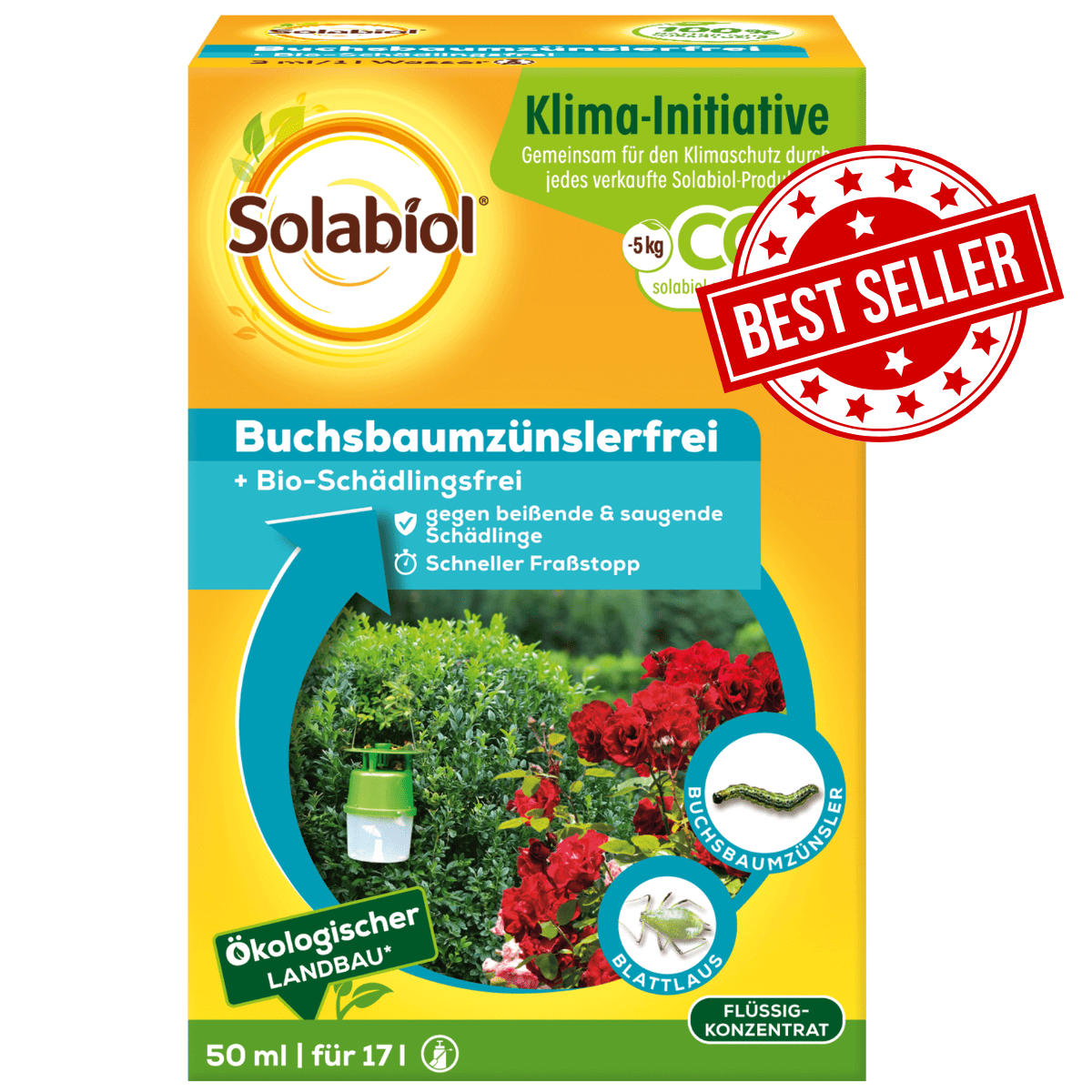 Solabiol Buchsbaumzünslerfrei 50 ml Fraßstopp