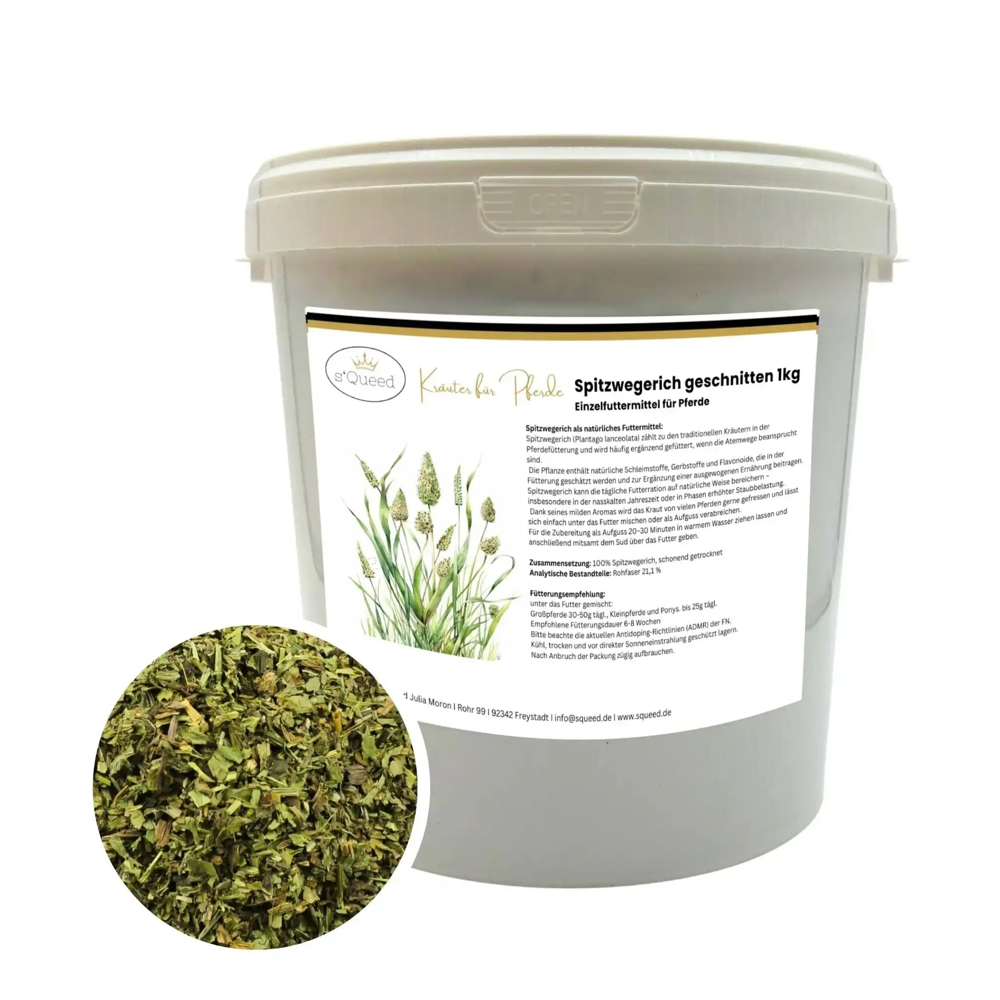 Spitzwegerich Für Pferde 1kg Natürliches Kräuterfutter Zur Unterstützung Der Atemwege Bei Beanspruchung by s`Queed