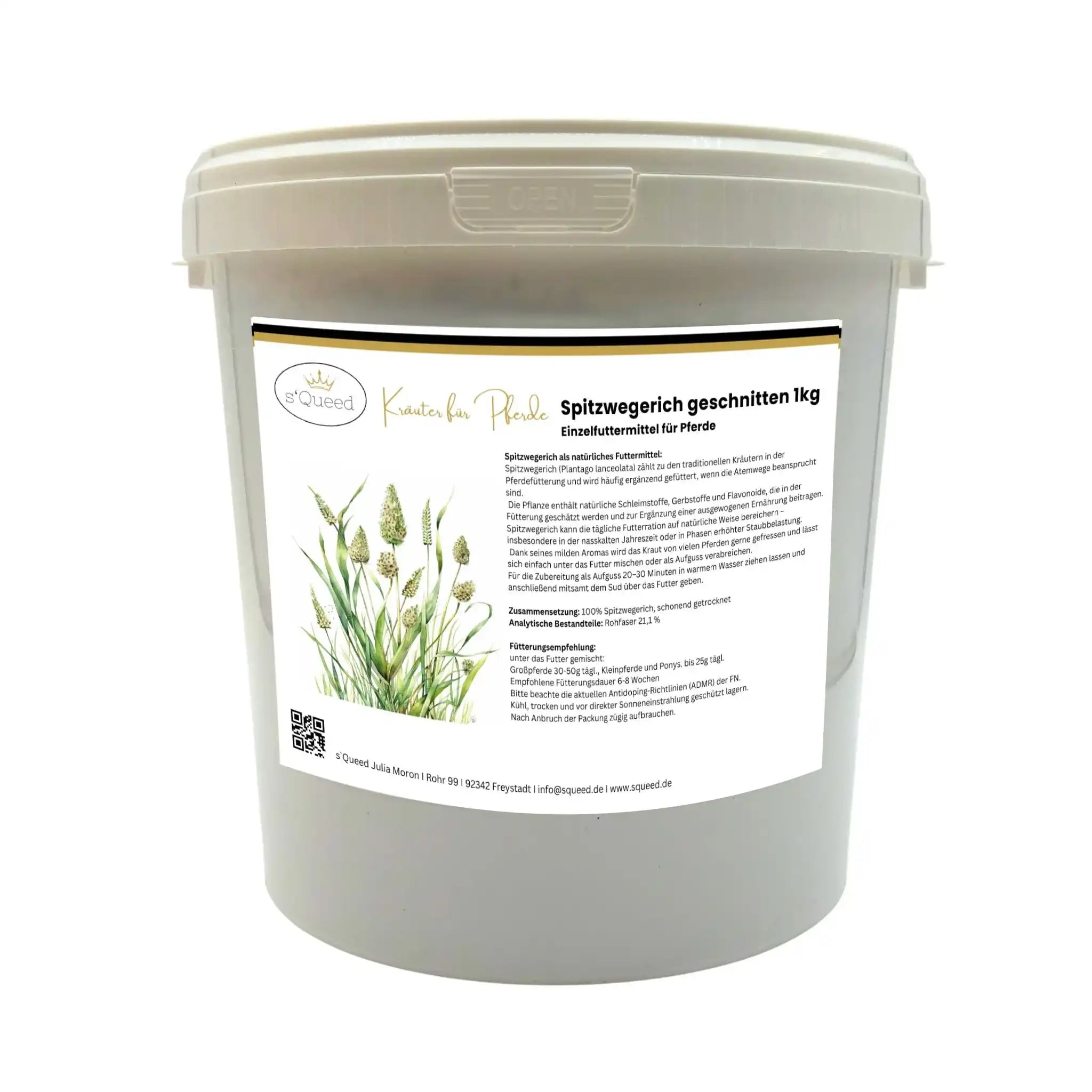 Spitzwegerich Für Pferde 1kg Natürliches Kräuterfutter Zur Unterstützung Der Atemwege Bei Beanspruchung by s`Queed