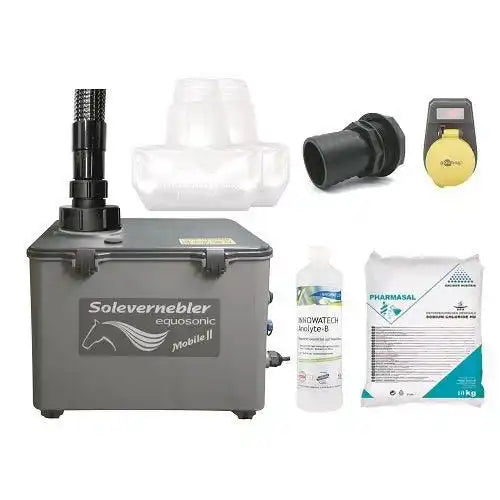 Sole Großraumvernebler Equosonic Mobile II 50ml/min Starter Paket by Medizintechnik Hartwig GmbH