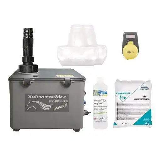 Sole Großraumvernebler Equosonic Mobile II 50ml/min Starter Paket by Medizintechnik Hartwig GmbH