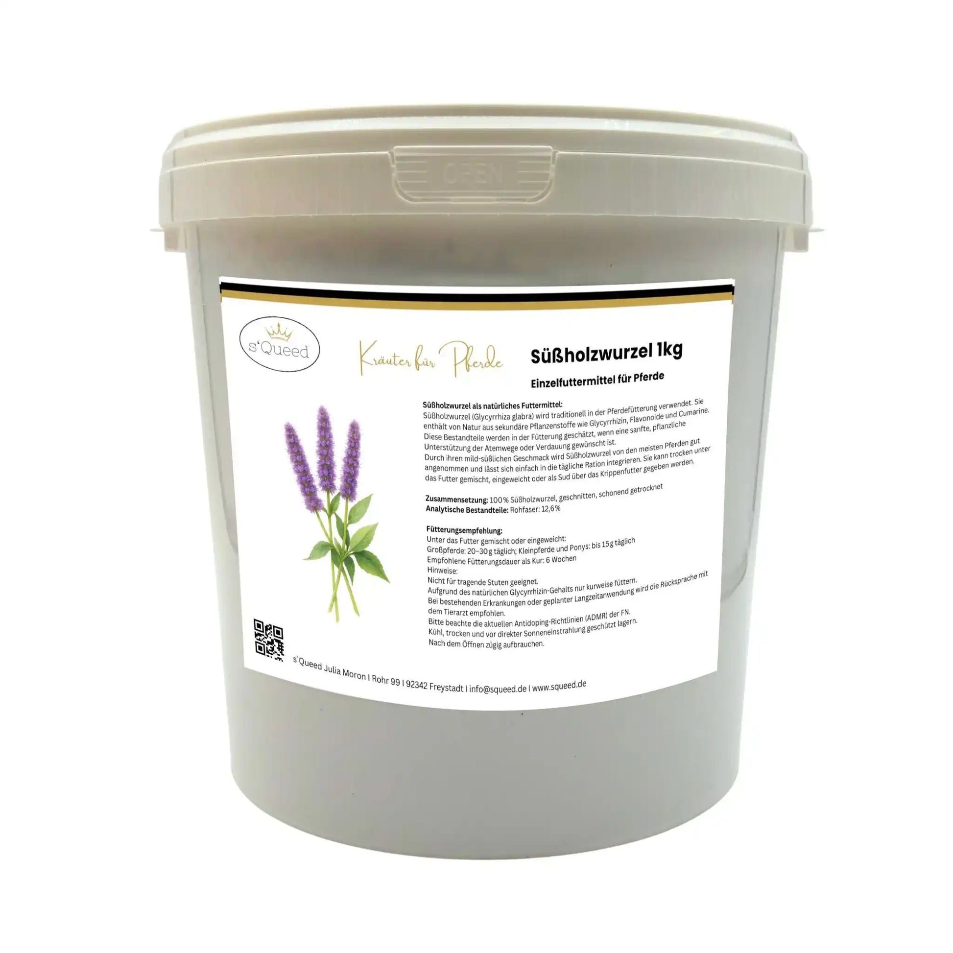 Süßholzwurzel Für Pferde Pflanzliche Ergänzung Zur Unterstützung Von Atemwegen Und Verdauung 1kg by s`Queed