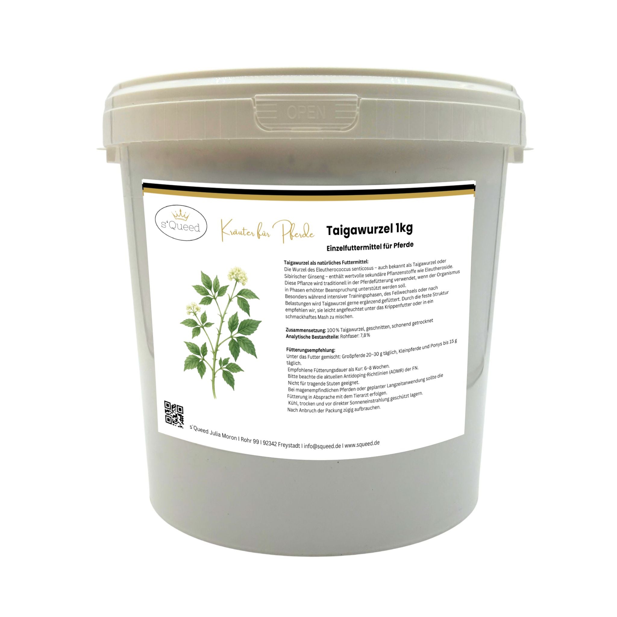 s'Queed Taigawurzel für Pferde - Stärkt Immunsystem - Natürliche Vitalitätshilfe bei Stressphasen80CharactersExactlyForSEO