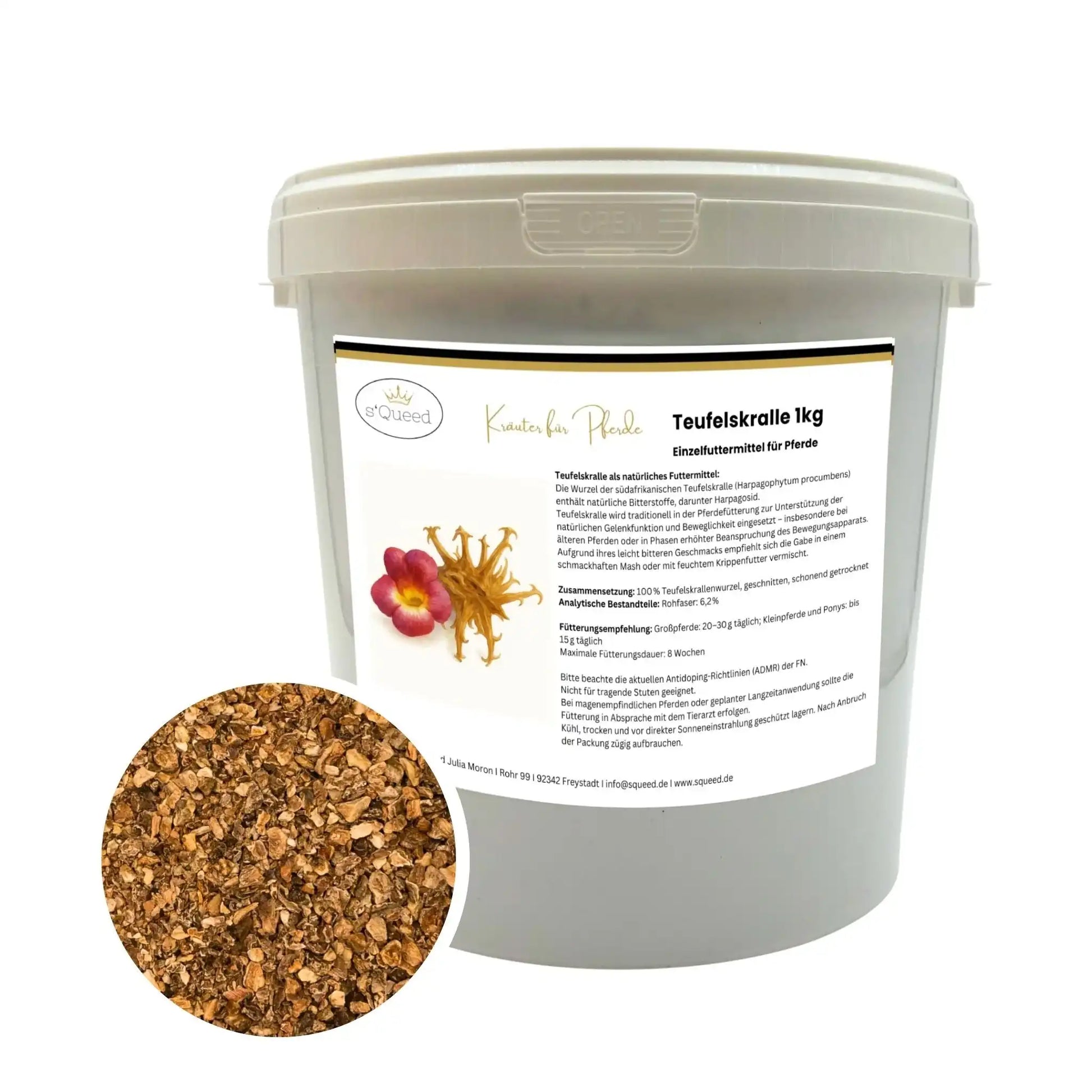 Teufelskralle Für Pferde Geschnitten 1kg Reine Teufelskralle Unterstützung Für Beweglichkeit Und Gelenkfunktion by s`Queed