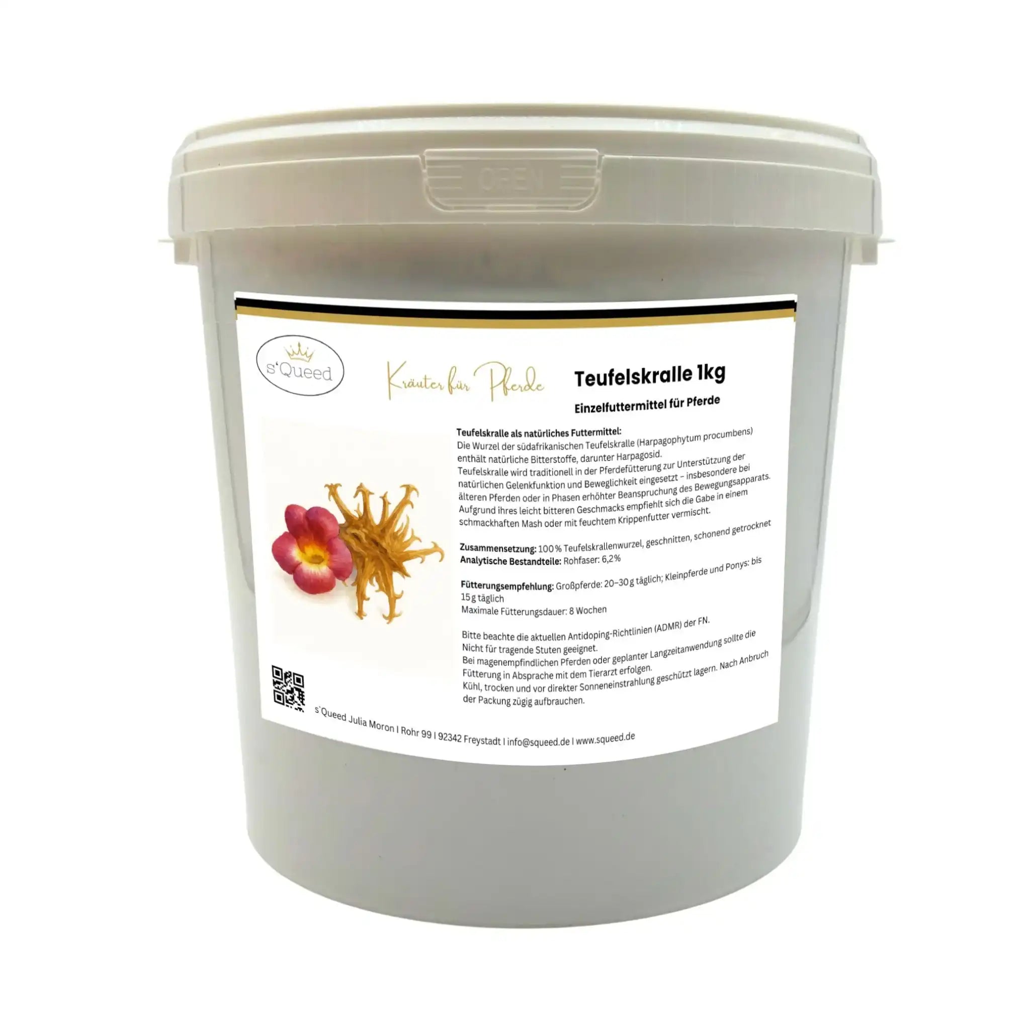 Teufelskralle Für Pferde Geschnitten 1kg Reine Teufelskralle Unterstützung Für Beweglichkeit Und Gelenkfunktion by s`Queed