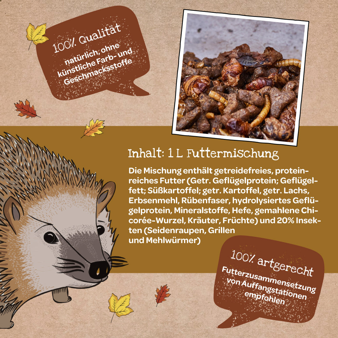 Große Mahlzeit – 1 L Igelfutter
