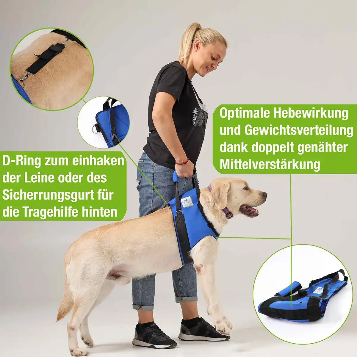 Vordere Tragehilfe für Hunde by Nature Pet