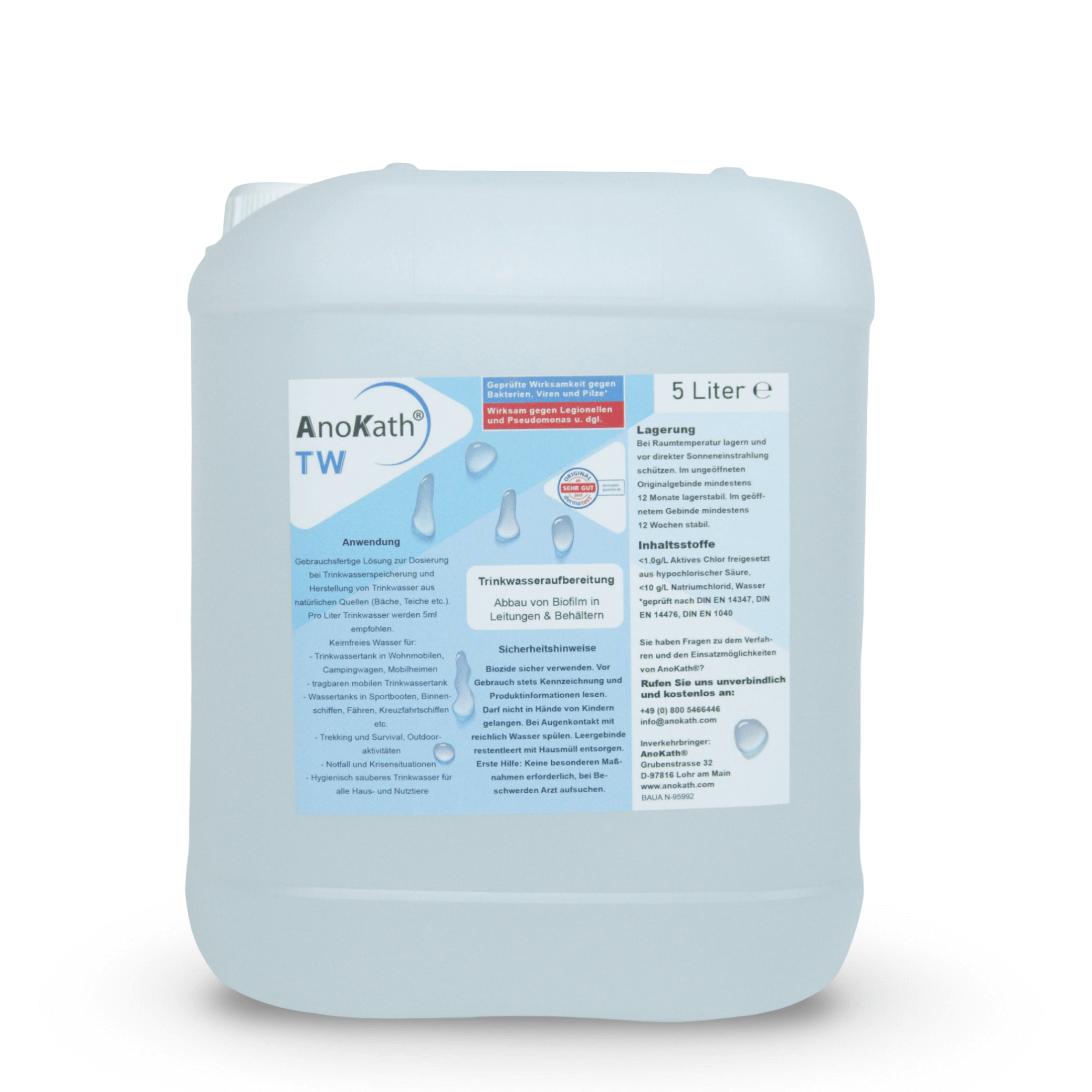 Wasseraufbereitung – Wasserhygiene für Leitungen, Tanks & Systeme