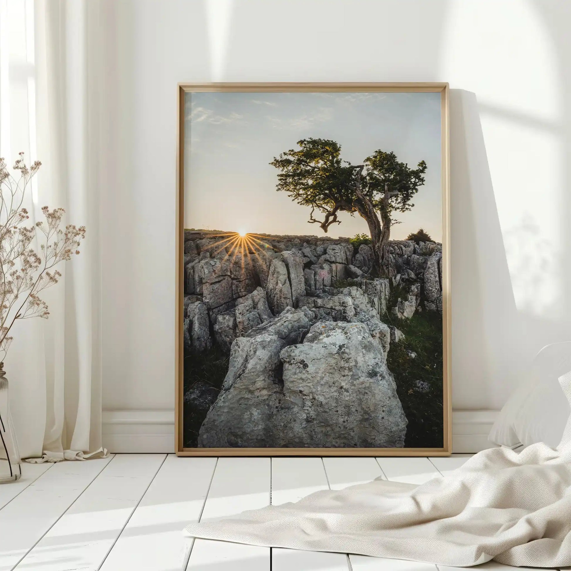 Twisleton Scars Sunrise Print – Yorkshire Dales Landscape Photography by Chamonix Prints