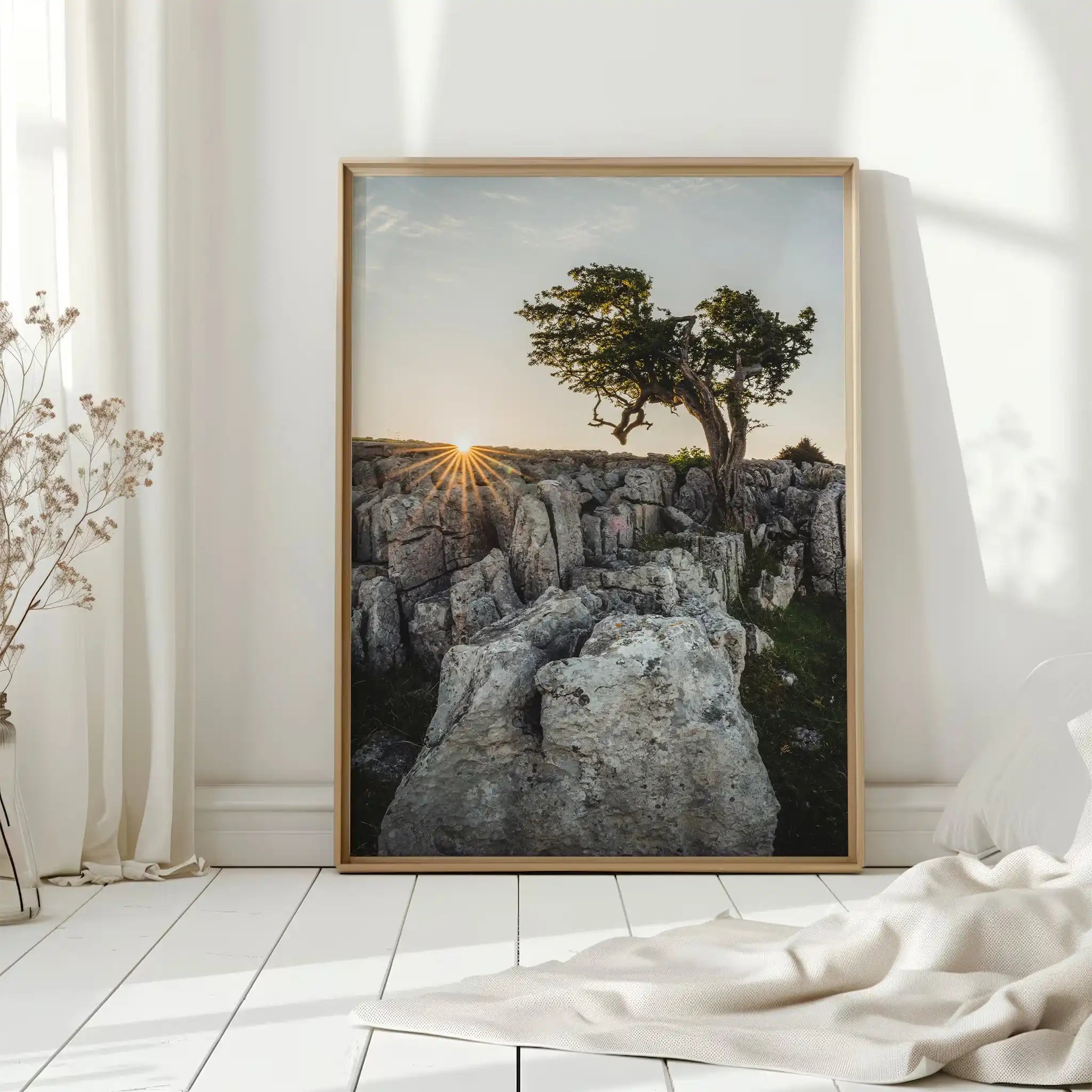 Twisleton Scars Sunrise Print – Yorkshire Dales Landscape Photography by Chamonix Prints