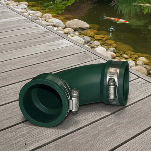 Flexible PVC-Manschette Bogen 90° für eine perfekte, dauerhafte Abdichtung