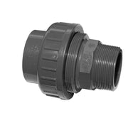 3/3 PVC-Verschraubung mit Außengewinde