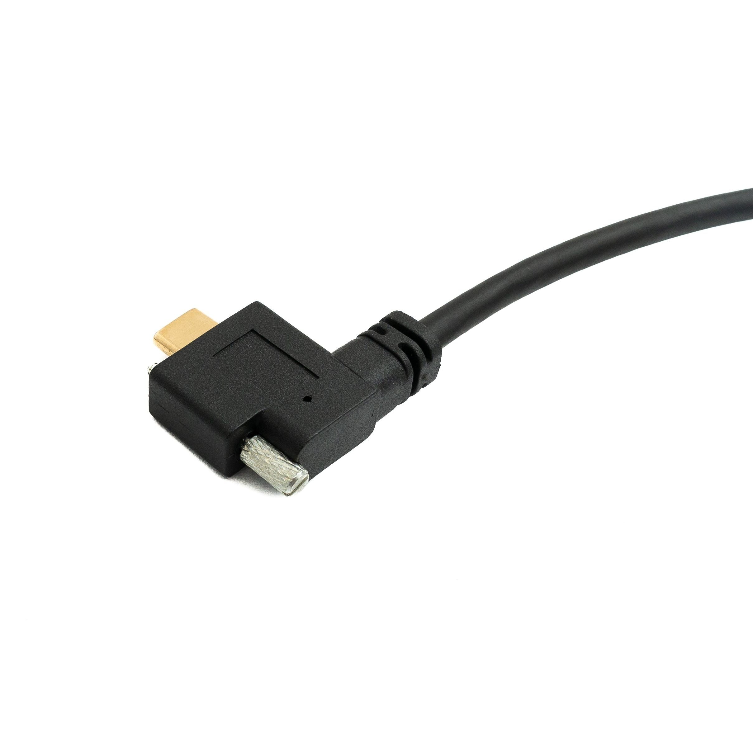 USB C Kabel Gen 2 Stecker Zu Buchse Gewinkelt Links Rechts 60 cm Bis 100W Schnellladeleistung