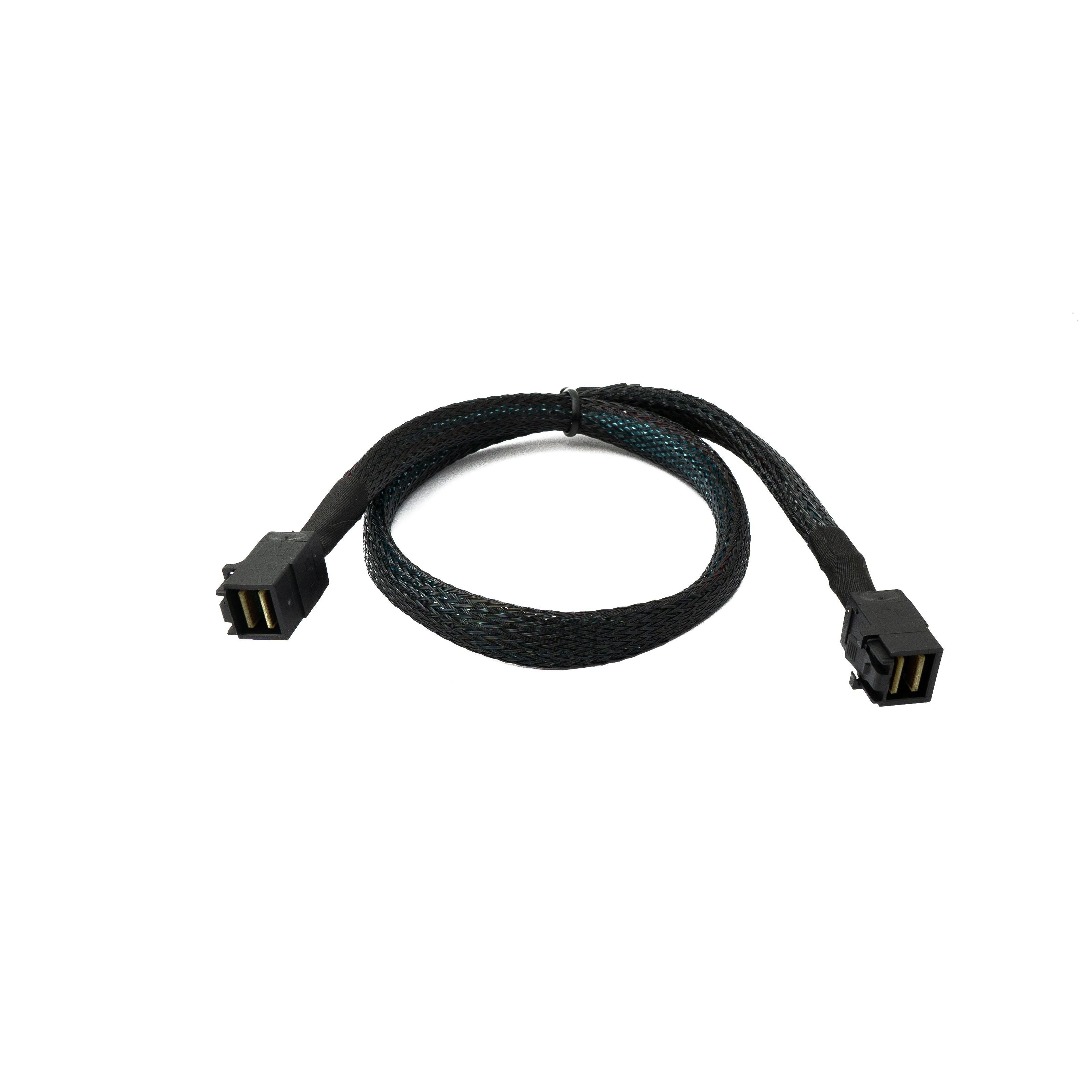 SFF8643 Kabel 50 cm Mini SAS HD Stecker Zu Stecker Geflochtenes HD Kabel Zur Festplattenanbindung