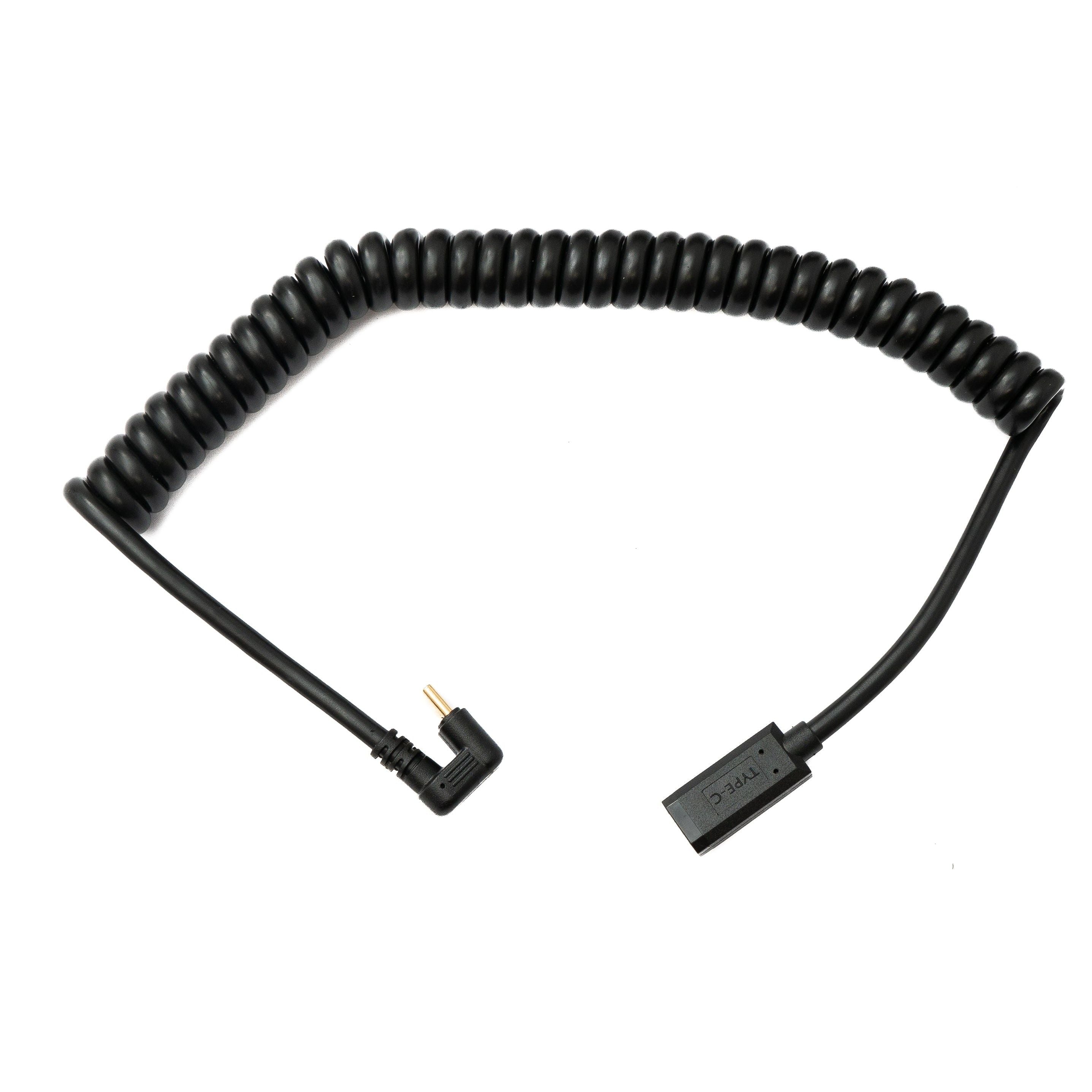 USB C Kabel Spiral 180 Cm Mit 180 Grad Winkel Stecker Und Buchse 5 Gbit s Für Alle Geräte