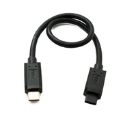 USB C Kabel 30 Cm Typ C 3 Gen 2 Mit Schutz Winkel Und 10 Gbit S 100W Lade Und Datentransfer