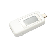 System S USB 3.1 Multimeter Messgerät Typ C Tester Spannung Leistung Temperatur Anzeige Weiß