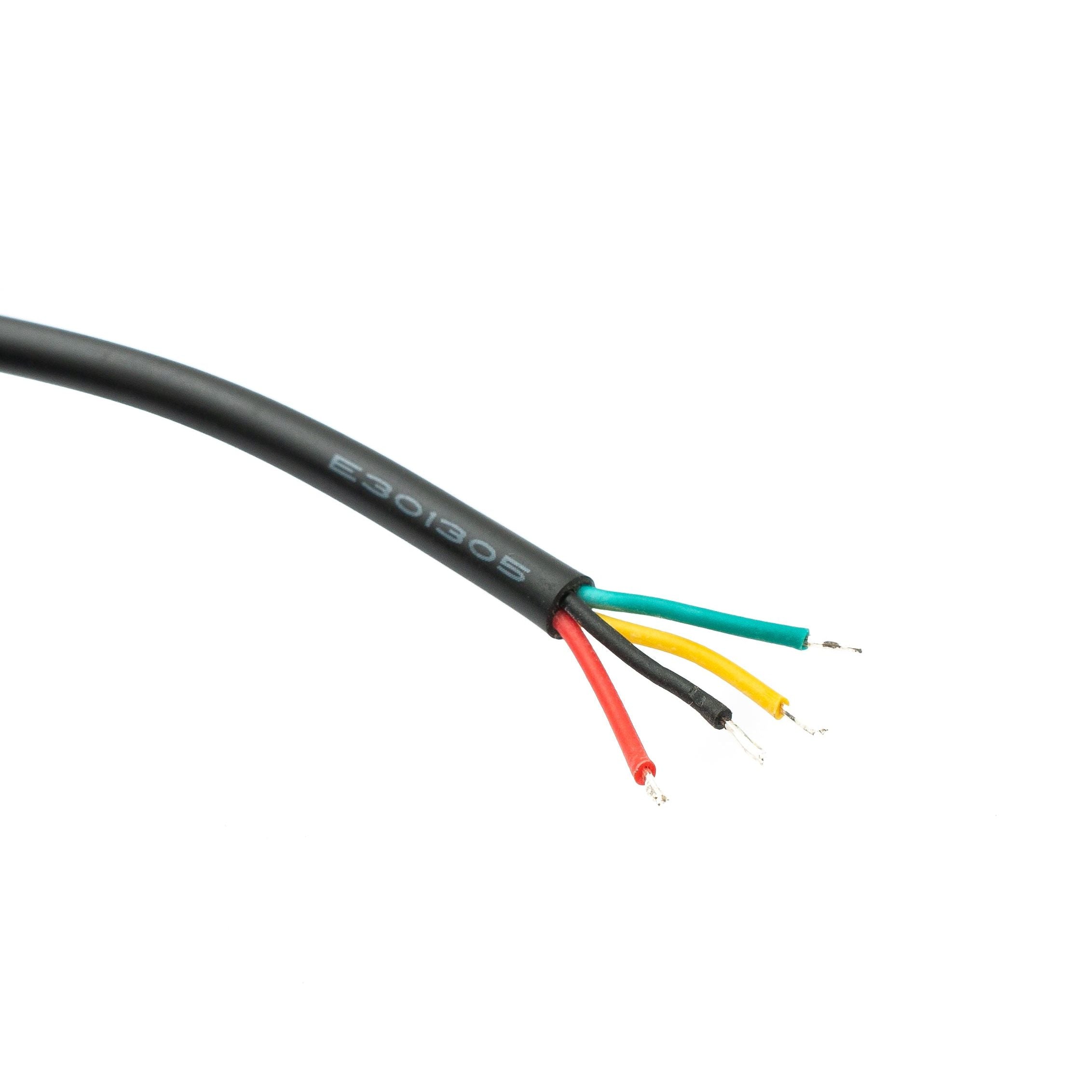 PCsensor USB 2.0 Kabel Typ A Zu 4 Pin Pigtail Schwarz 2 m Hi Speed 480 Mbit Pro Sekunde