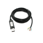 PCsensor USB 2.0 Kabel Typ A 2 m 7 Pin Pigtail Draht Schwarz Hohe Geschwindigkeit Bis 480 MBit Sekunde
