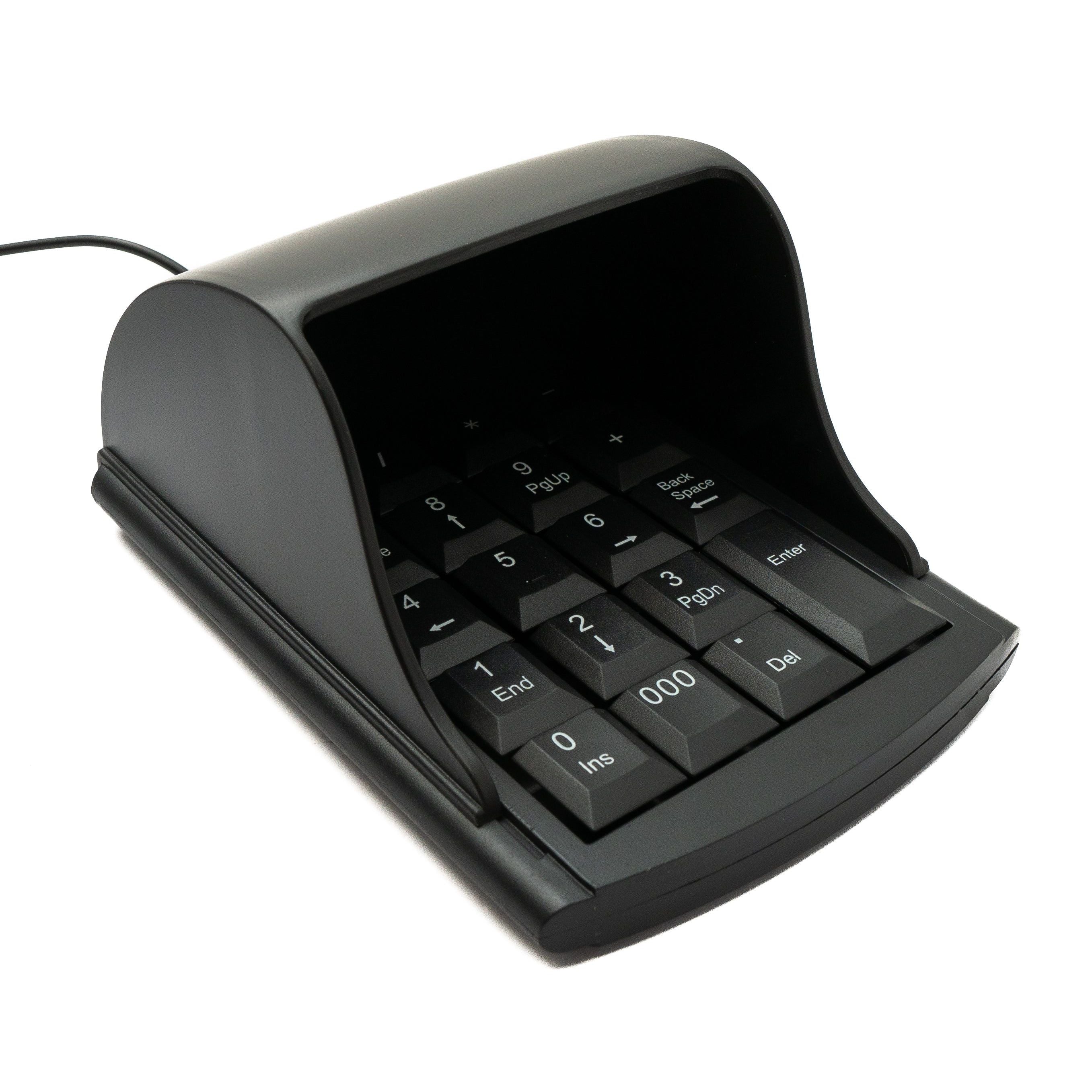 Anti Peeping Numpad Ziffernblock Mit Sichtschutz 19 Tasten USB 2.0 Typ A Kabelgebunden