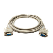 D Sub Kabel 9 Pin DB9 Buchse Zu Buchse Grau 3 m RS232 Seriell Anschlusskabel Hochwertig