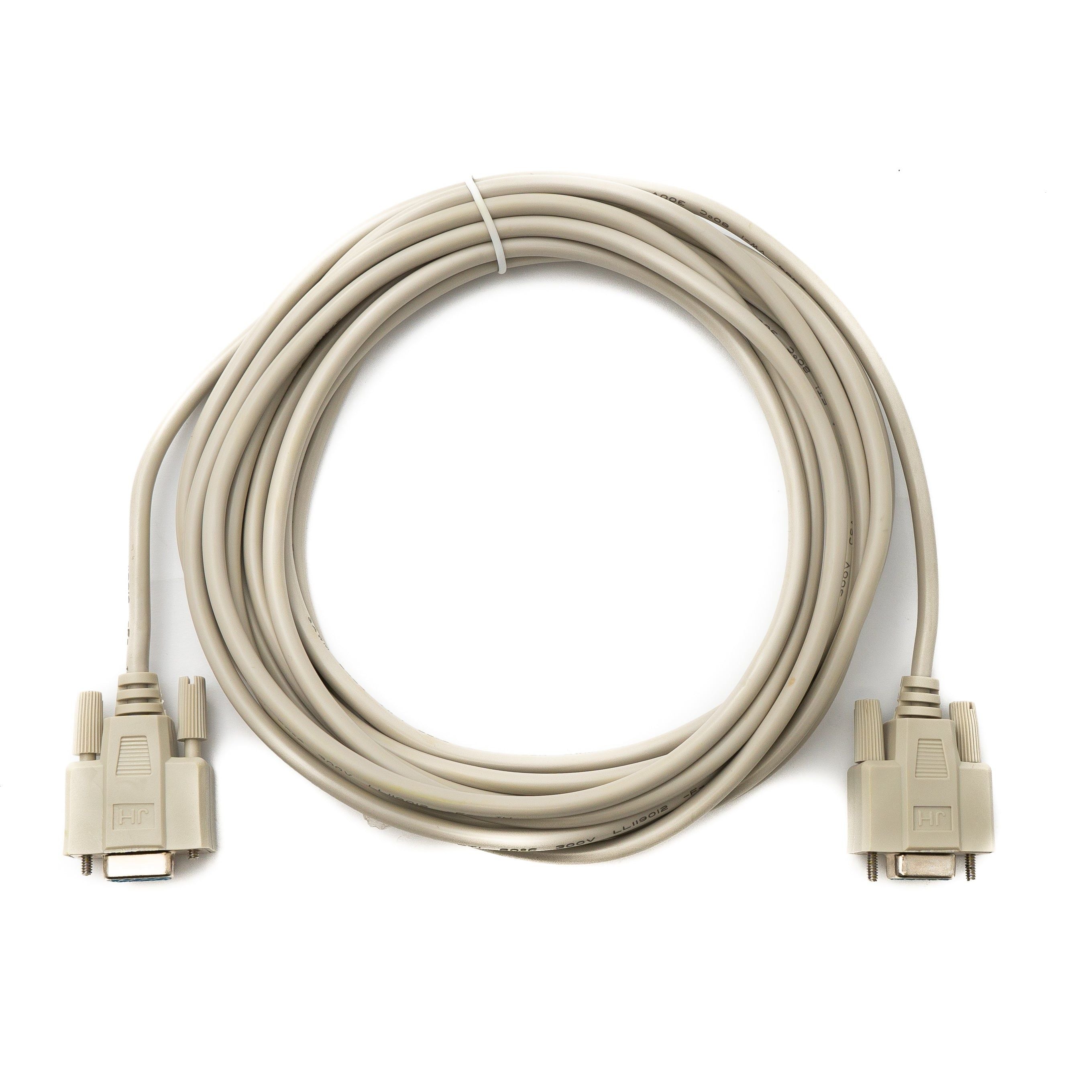 System-S D Sub Kabel 5 m 9 Pin Buchse Zu Buchse RS232 DB9 Grau - Stabile Serielle Verbindung Für Computer Und Geräte